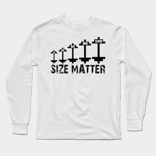 size matter Long Sleeve T-Shirt